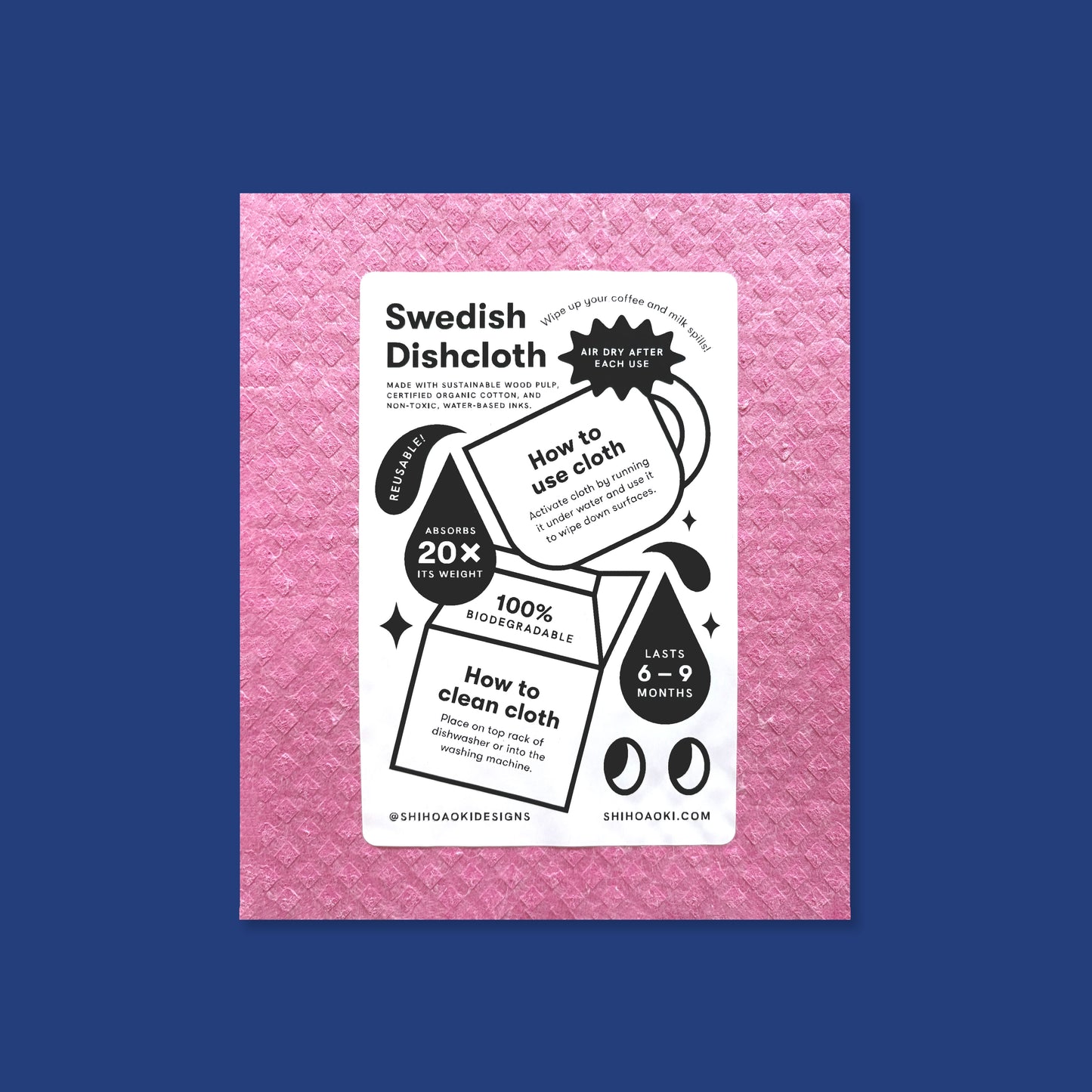 Onigiri Dishcloth